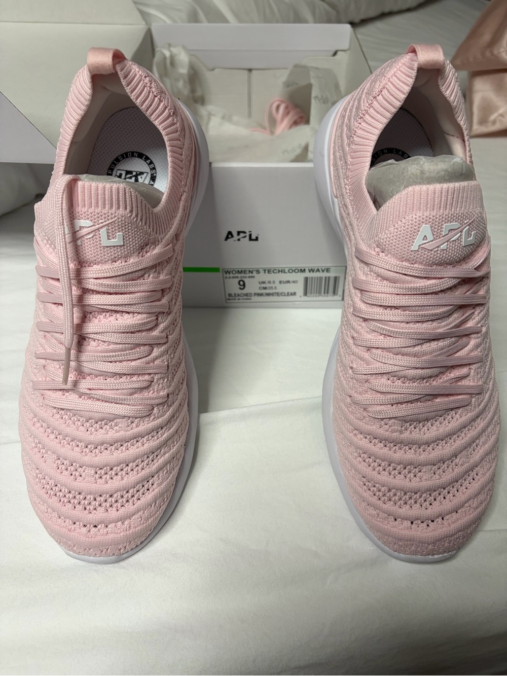 APL Women's Techloom Wave Knit Sneaker - Light Pink